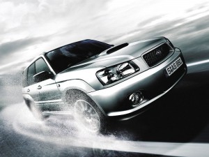 На фото - автомобиль Subaru после чип-тюнинга, motor-soft.ru