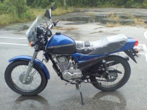 На фото - внешний тюнинг мотоцикла Минск, moto-planeta.ru