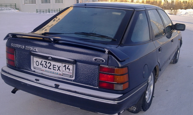 Установка антикрыльев на кузов Ford Scorpio