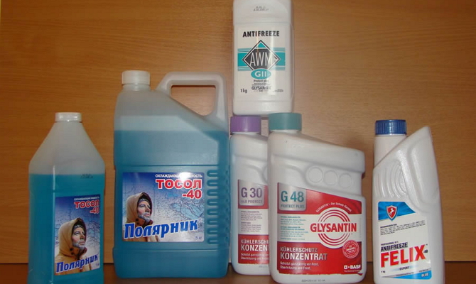 Тосол и антифриз