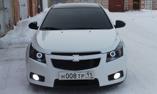 Новая оптика на CHEVROLET CRUZE