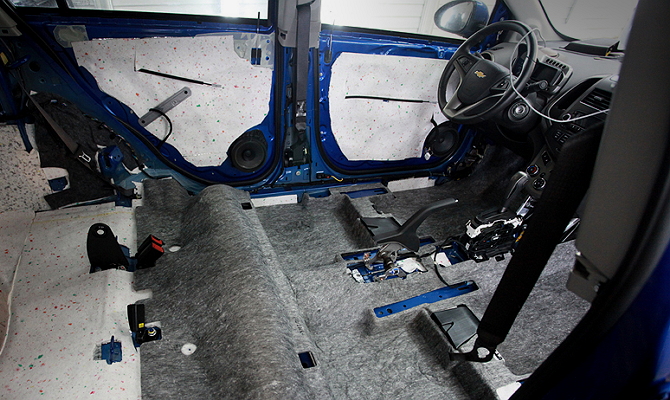 Войлочная шумоизоляция авто Войлочная шумоизоляция авто