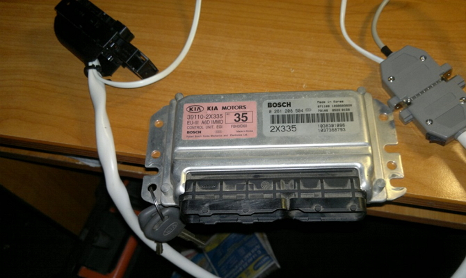 Тонкости выполнения перепрошивки ЭБУ Ceed