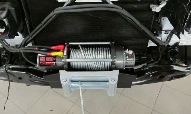 Стационарная лебедка – особенности монтажа на Амарок