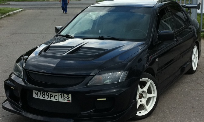 Модернизация Lancer IX – меняем передний бампер