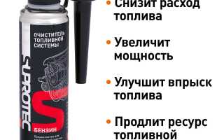 Очистка топливной системы – лучшие средства и способы удаления загрязнений