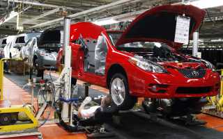 Где базируется производство автомобилей Toyota