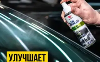 Антидождь для стекла автомобиля – забудьте о потеках навсегда!