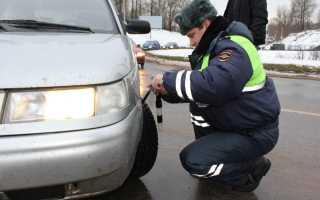 Штрафы за резину автомобиля, неподходящую по сезону