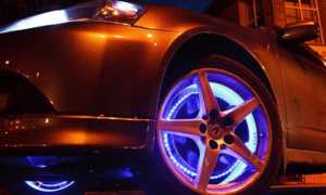 Светодиодная подсветка колес авто своими руками