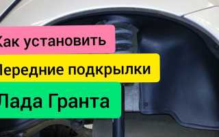 Подкрылки на Лада Гранта – преимущества и самостоятельный монтаж