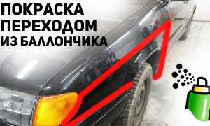 Красим автомобиль из баллончика с переходом – секреты малярного мастерства