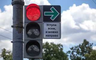 Правила проезда перекрёстков со светофорами с дополнительной секцией