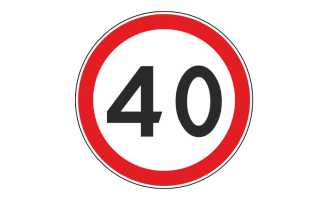 Знак 50 в красном круге что означает