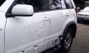 Как удалить краску с кузова автомобиля