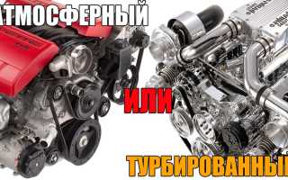 Выбор лучшего двигателя между атмосферным и турбированным