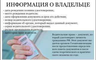Как найти человека по водительскому удостоверению