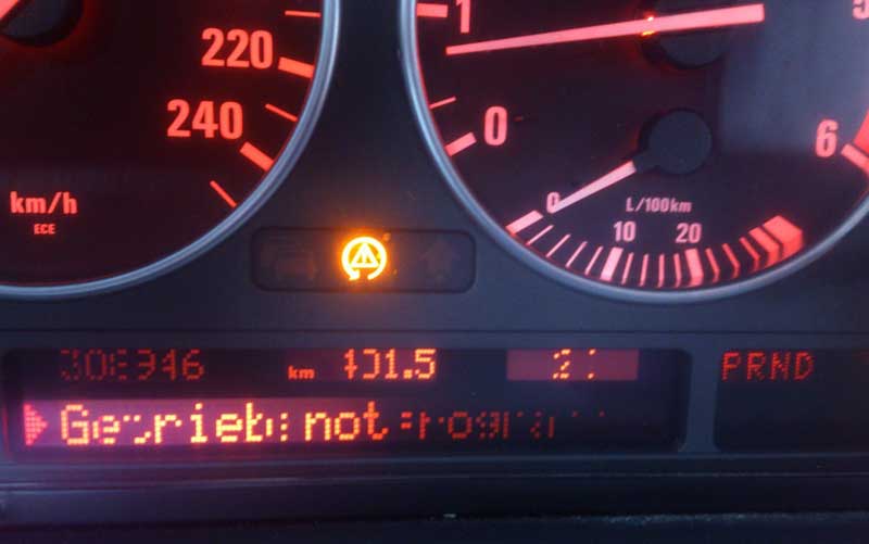 Аварийный режим работы ЭБУ автомобиля