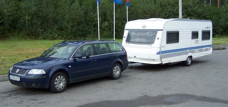 Авто с прицепом