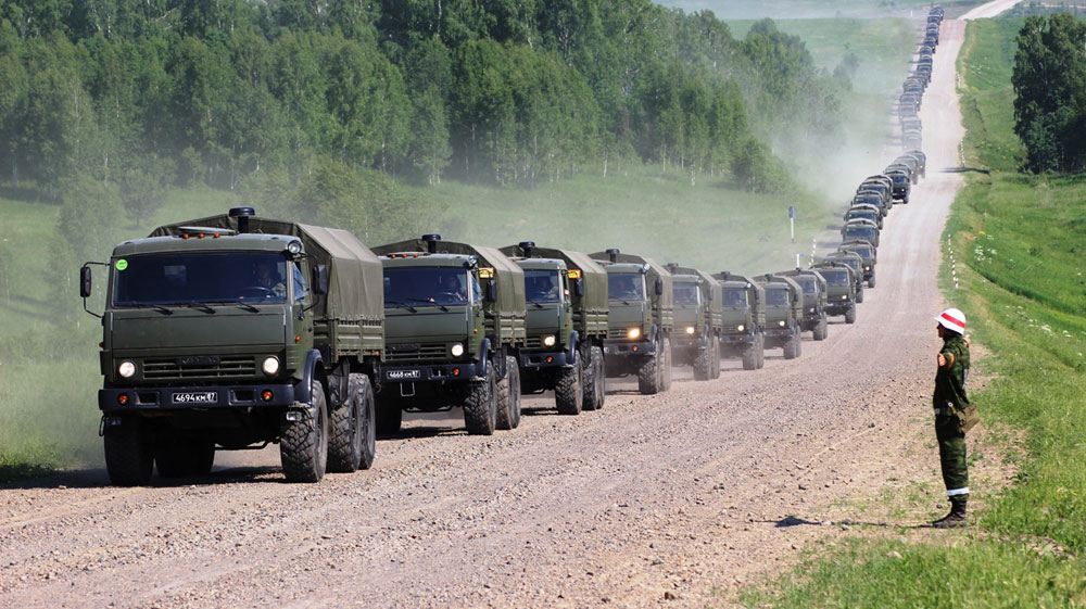 Автомобильная колонна
