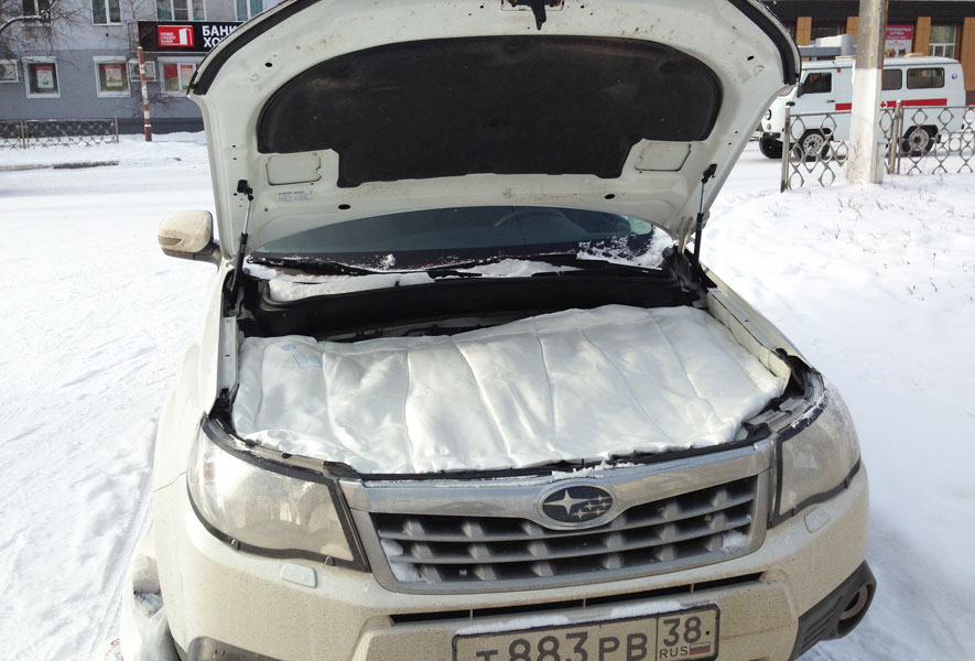 Автомобильное одеяло для двигателя