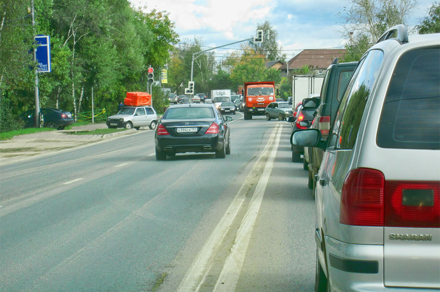 Движение по встречной полосе