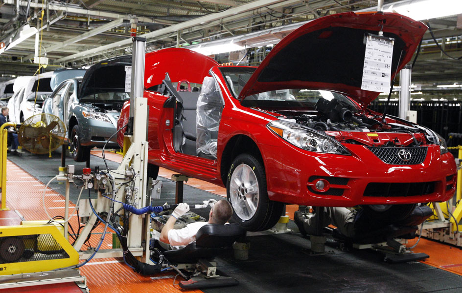 Где производят автомобили Toyota