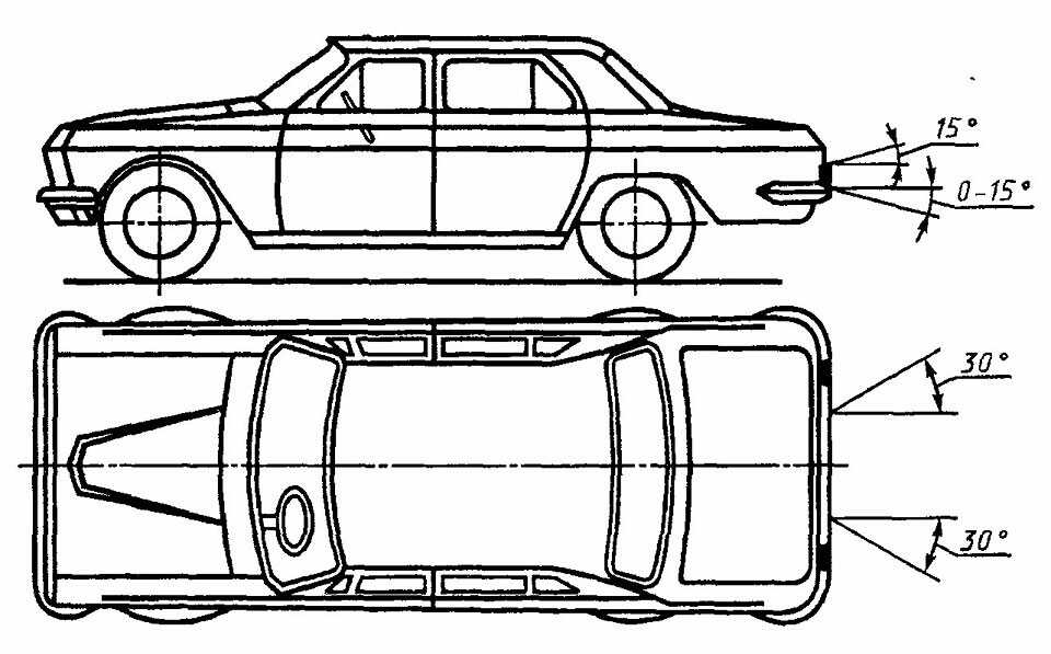Схема установки авто номера