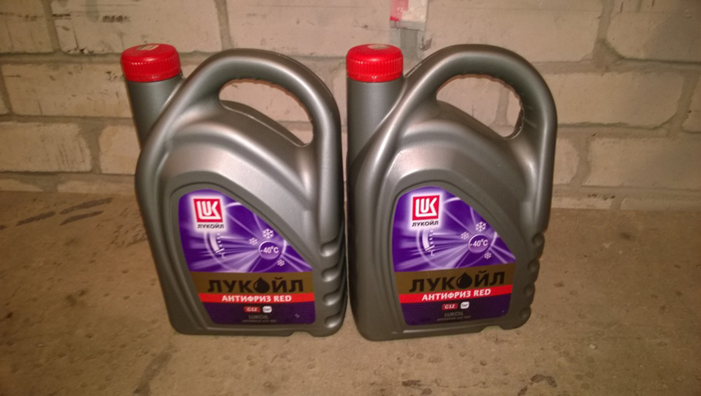 Лукойл антифриз Red G12