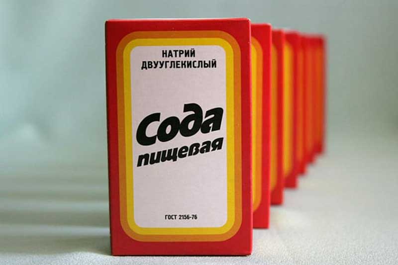 Пачки пищевой соды