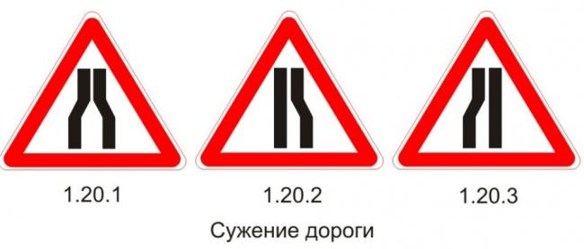 Виды знака