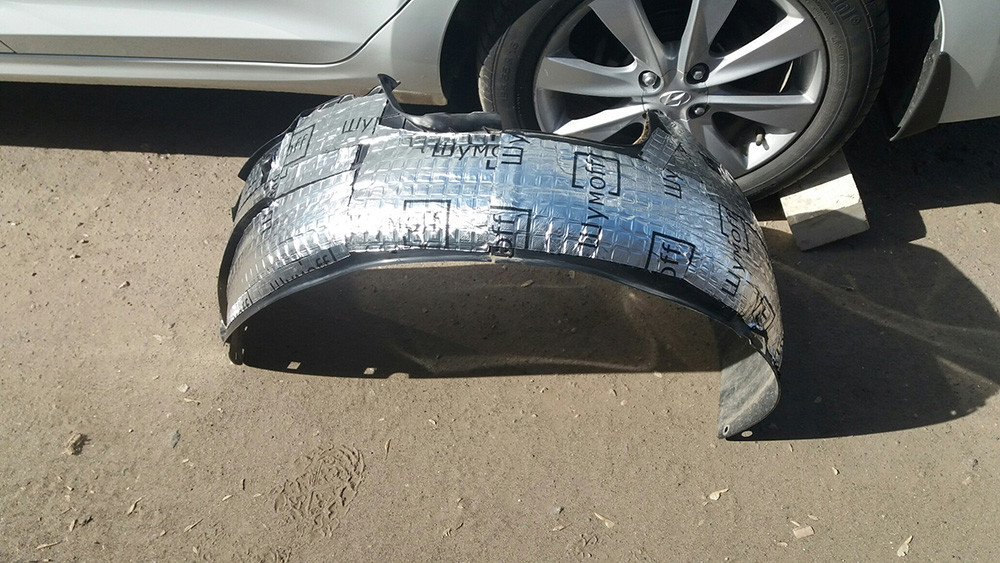 Шумоизоляция подкрылок