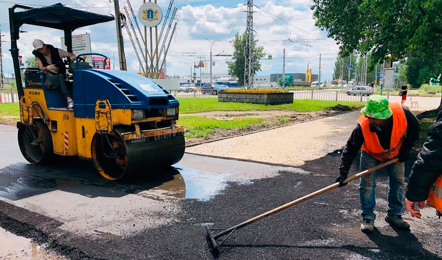 Восстановление дорожного полотна