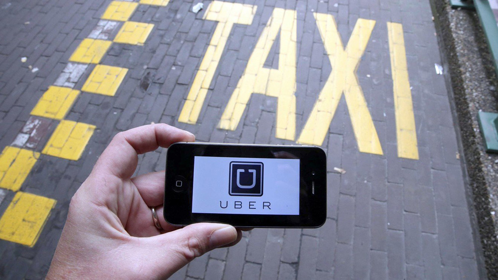 Вызов с телефона UBER такси