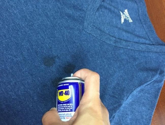 WD40 от пятен
