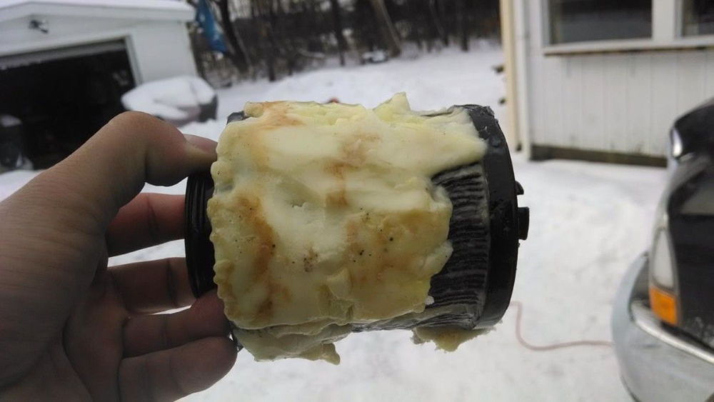 Замерзшее топливо