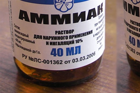 Очистка свечей аммиаком