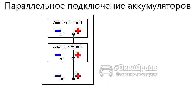 Параллельное подключение акб автомобиля